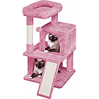 Topeakmart Small Cat Tree with 2 Condos