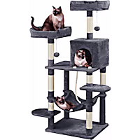 Topeakmart Large Cat Tree with Plush Perches