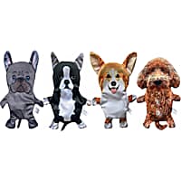 Piggy Poo and Crew Dog Paper Crinkle Squeaker Toy