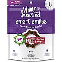 Wholehearted Smart Smiles Bacon Flavor Puppy Dental Ring