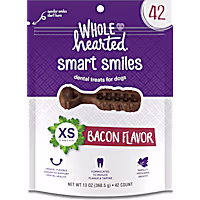 WholeHearted Smart Smiles Bacon Flavor Dog Dental Treats