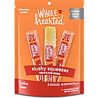 WholeHearted Slushy Squeeze Chicken Frozen POP Treats for Dogs