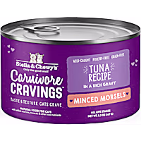 Stella & Chewy's Carnivore Cravings Minced Morsels Wild-Caught Tuna Recipe Wet Cat Food