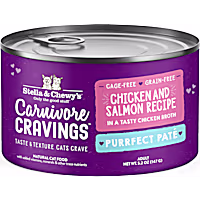 Stella & Chewy's Carnivore Cravings Purrfect Pate Chicken & Salmon Recipe Wet Cat Food