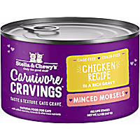 Stella & Chewy's Carnivore Cravings Minced Morsels Cage-Free Chicken Recipe Wet Cat Food
