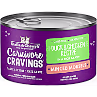 Stella & Chewy's Carnivore Cravings Minced Morsels Cage-Free Chicken & Duck Recipe Wet Cat Food
