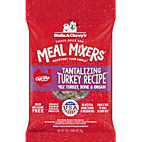 Stella & Chewy's Freeze Dried Raw Tantalizing Turkey Meal Mixer High Protein Dry Dog Food Topper