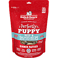 Stella & Chewy's Freeze Dried Raw Dinner Patties Protein Rich Perfectly Puppy Beef & Salmon Recipe Dry Dog Food