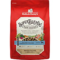 Stella & Chewy's SuperBlends Raw Coated Wholesome Grains Wild-Caught Whitefish & Salmon Recipe with Superfoods Dry Dog Food