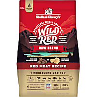 Stella & Chewy's Wild Red Raw Blend High Protein Wholesome Grains Red Meat Recipe Dry Dog Food