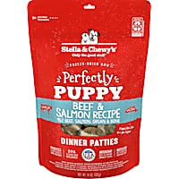 Stella & Chewy's Freeze Dried Raw Dinner Patties Protein Rich Perfectly Puppy Beef & Salmon Recipe Dry Dog Food