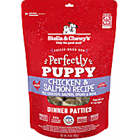 Stella & Chewy's Freeze Dried Raw Dinner Patties Protein Rich Perfectly Puppy Chicken & Salmon Recipe Dry Dog Food
