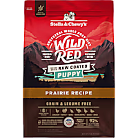 Stella & Chewy's Wild Red Raw Coated High Protein Grain & Legume Free Puppy Prairie Recipe Dry Dog Food