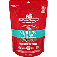 Stella & Chewy's Freeze Dried Raw Dinner Patties High Protein Surf 'N Turf Salmon & Beef Recipe Dry Dog Food