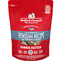 Stella & Chewy's Freeze Dried Raw Dinner Patties High Protein Simply Venison Recipe Dry Dog Food