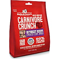 Stella & Chewy's Freeze-Dried Raw Carnivore Crunch Cage-Free Turkey Recipe Dog Treats