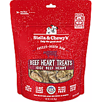 Stella & Chewy's Freeze-Dried Raw Single Ingredient Beef Heart Dog Treats