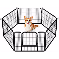 Topeakmart 6-Panel Heavy Duty Dog Playpen