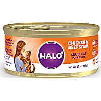 Halo Adult Grain Free Chicken & Beef Recipe Canned Cat Food