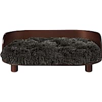 Sam's Pets Dark Brown Bent Wood Kuai Dog Bed