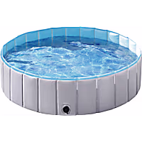 Topeakmart Gray Foldable Swimming Pool for Dogs