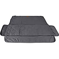 Carolina Pet Company Microfiber Hammock-Style Rear Car Seat Cover in Charcoal for Dogs