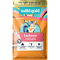 Solid Gold Let's Stay In Salmon, Lentil & Apple Grain, Gluten free Indoor Dry Cat Food