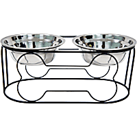 Elevated Dog Bowl Stand w/ Food Storage – OfficialDogHouse