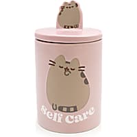 Pusheen Pink Self Care Treat Jar for Cats