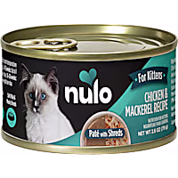Nulo Pate with Shreds Chicken & Mackerel Wet Kitten Food