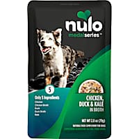 Nulo MedalSeries Chicken, Duck & Kale in Broth Wet Dog Food Toppers