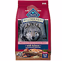Blue Buffalo Wilderness Natural High-Protein Salmon Recipe Dry Food for Adult Dogs