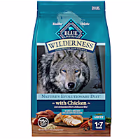 Blue Buffalo Wilderness Natural High-Protein Healthy Weight Chicken Recipe Dry Food for Large Breed Adult Dogs