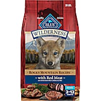 Blue Buffalo Wilderness High-Protein Red Meat & Grains Rocky Mountain Recipe Dry Food for Puppies