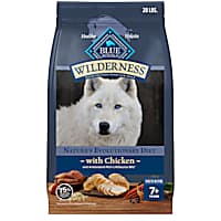 Blue Buffalo Wilderness High-Protein Chicken Recipe Natural Dry Food for Senior Dogs