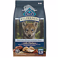 Blue Buffalo Wilderness High-Protein Chicken Recipe Natural Dry Food for Puppies
