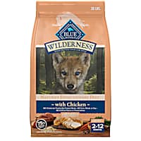 Blue Buffalo Wilderness Chicken Natural High-Protein Dry Food for Large Breed Puppies