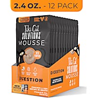 Tiki Cat Solutions Mousse, Digestion, Chicken & Egg Recipe in Broth Cat Food