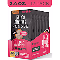 Tiki Cat Solutions Mousse, Mobility, Chicken & Tuna Recipe in Broth Cat Food