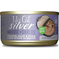 Tiki Cat Silver Chicken, Duck & Duck Liver Seniors Wet Cat Food