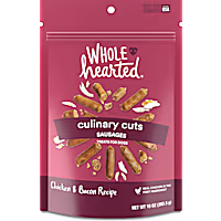 WholeHearted Culinary Cuts Sausages, Chicken & Bacon Recipe Dog Treats