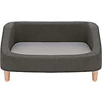 Teamson Pets Gray Bennett Linen Sofa Bed for Dogs