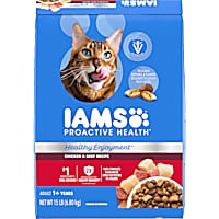 Iams Healthy Enjoyment Chicken & Beef Recipe Dry Cat Food