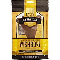 Good Lovin' No Rawhide 7" Wishbone, Chicken Flavor Dog Treats