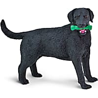 Safari Ltd Black Labrador Toy Figure