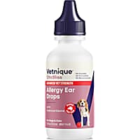 Vetnique Oticbliss Medicated Ear Drops for Dogs & Cats with Hydrocortisone