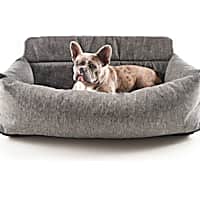 Paw Brands PupProtector Memory Foam Double Seat Dog Car Bed