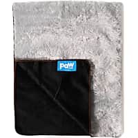 Paw Brands PupProtector Waterproof Luxury Short Faux Fur Washable Dog Throw Blanket