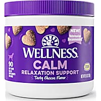 Wellness Tasty Cheese Flavored Soft Chews Calming Supplements for Dogs