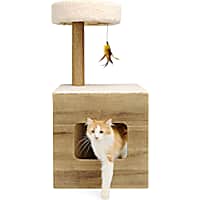 EveryYay Mid-Century Modern Cat Tree with Condo